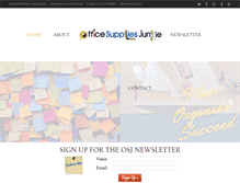 Tablet Screenshot of officesuppliesjunkie.com